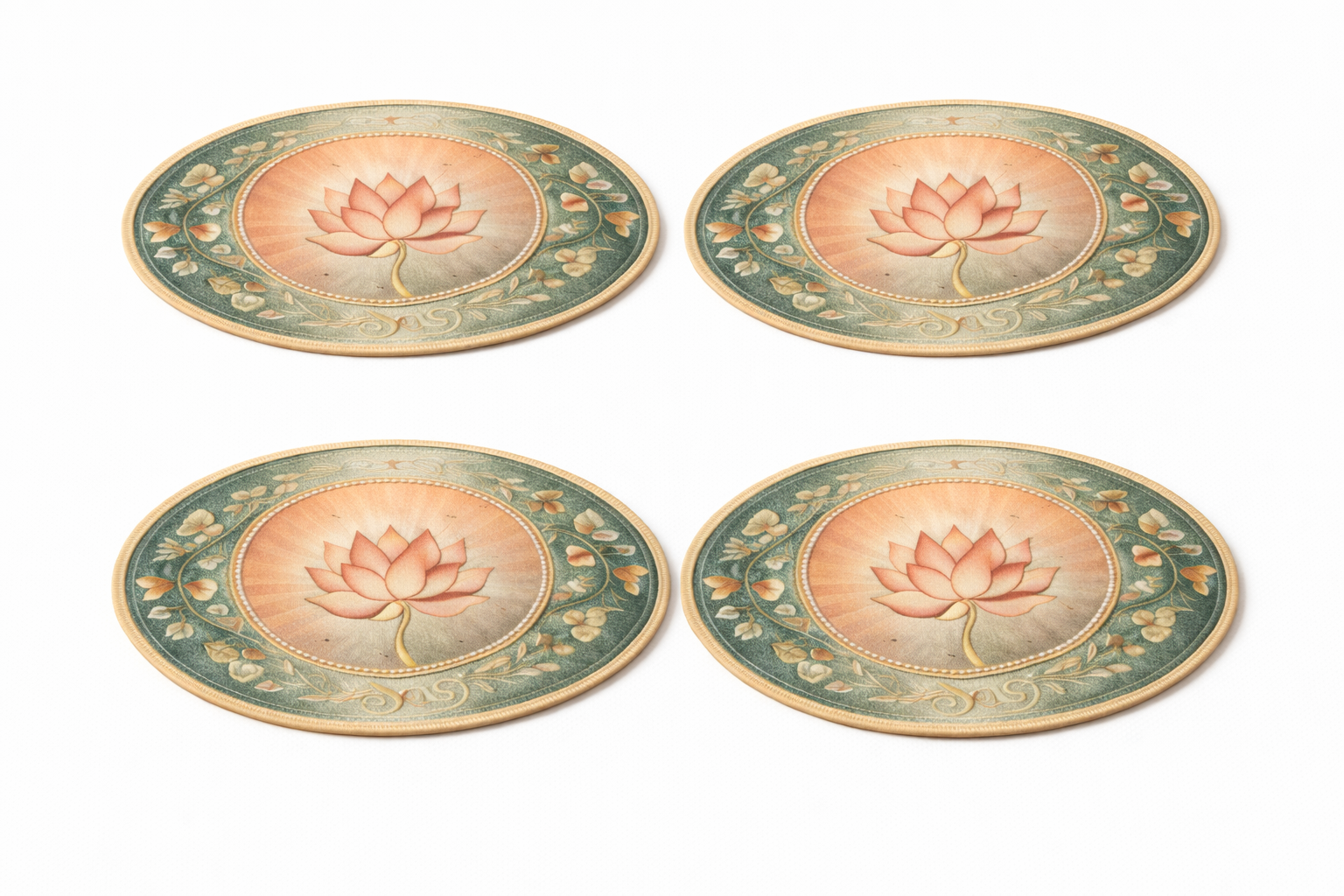 Oval placemats set